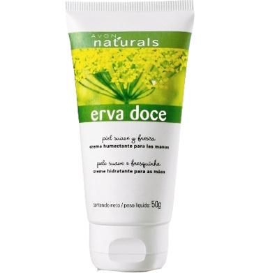 Creme Hidratante para Mãos Naturals - Erva Doce - Avon